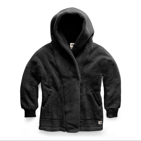 The North Face Black Fleece Hooded Wrap 